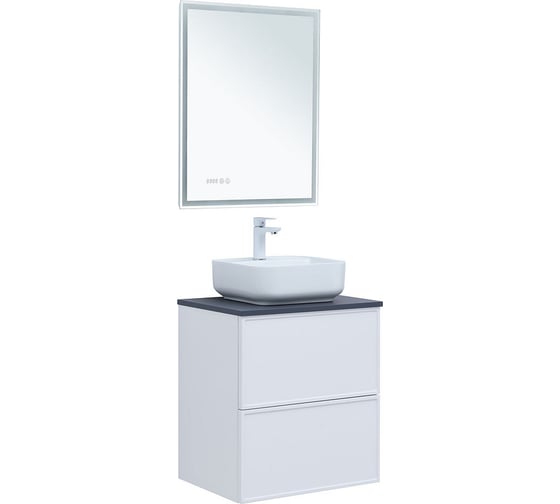 Тумба Aquanet Арт 60 белый матовый 313254 00313254