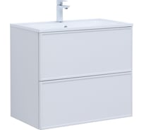 Тумба Aquanet Арт 75 белый матовый 313255 00313255