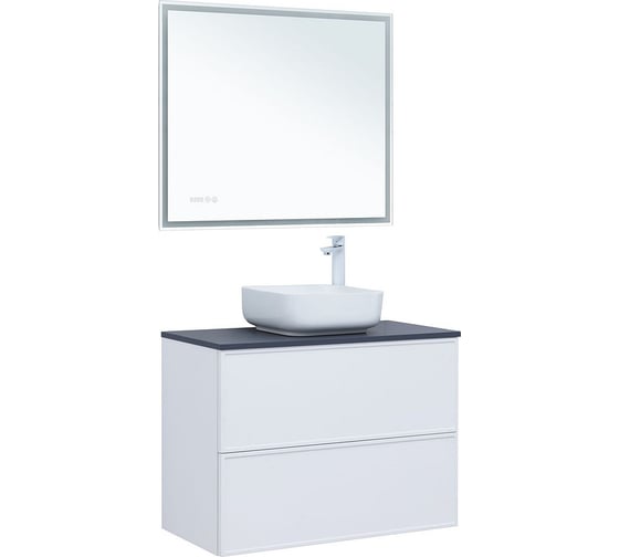 Тумба Aquanet Арт 90 белый матовый 313256 00313256