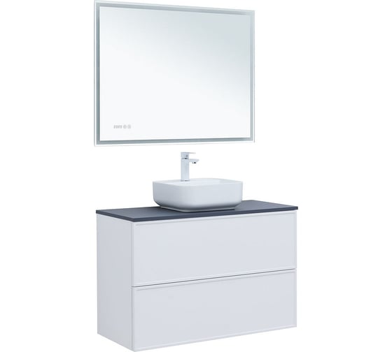 Тумба Aquanet Арт 100 белый матовый 313257 00313257
