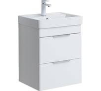 Тумба Aquanet Ирис new 50 подвесная, 2 ящика, белый глянец 310143 00310143