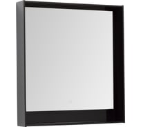 Зеркало Aquanet Милан 80 LED черный глянец 306387 00306387