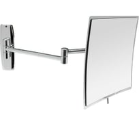 Зеркало для ванной NOFER Reflex прямоугольное, вогнутое, латунь 08015.B