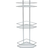 Полка для ванной Rosenberg 3-х ярусная, угловая RUS-385381