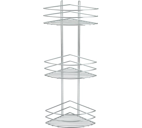 Полка для ванной Rosenberg 3-х ярусная, угловая RUS-385382