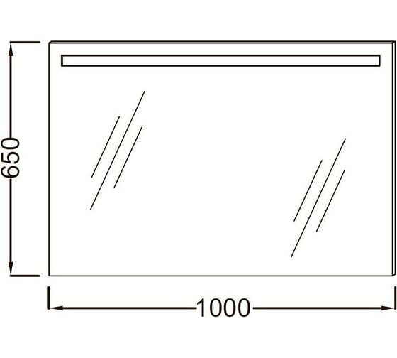 Зеркало Jacob Delafon EB1416RU-NF PARALLEL 100 cм с подсветкой 00323909