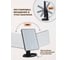 Зеркало с подсветкой Аквалиния 22x16см led, usb черное D38102-3-2 4