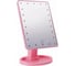 Зеркало с подсветкой Аквалиния 18x22см led, usb розовое D38102-5-3 1