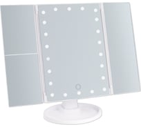 Зеркало с подсветкой Аквалиния 18x22см led, usb белое D38102-5-1