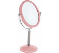 Зеркало Аквалиния 31x16см d38102-6/1-розовое D38102-6-роз