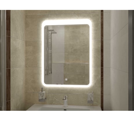 Зеркало с подсветкой CONTINENT ЛАЦИО (Lacio Led) 800x900 ЗЛП756