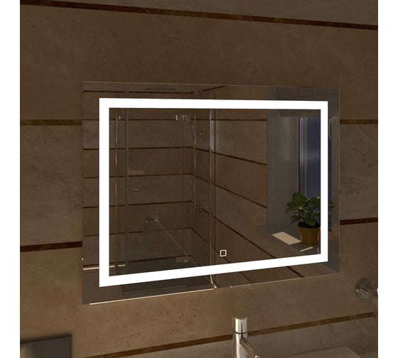 Зеркало с подсветкой CONTINENT РИМИНИ (Rimini Led) 800x600 ЗЛП65