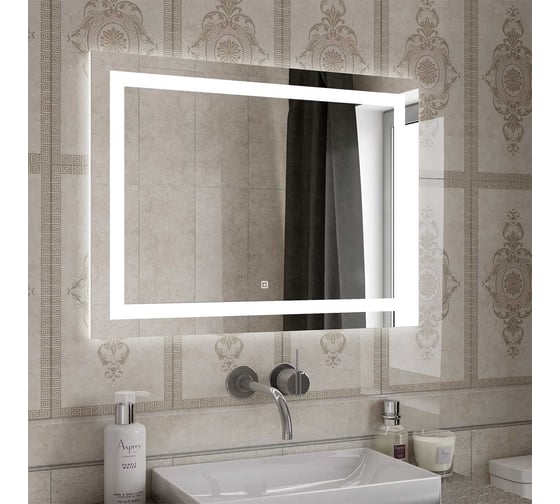 Зеркало с подсветкой CONTINENT РИМИНИ (Rimini Led) 800x600 ЗЛП65