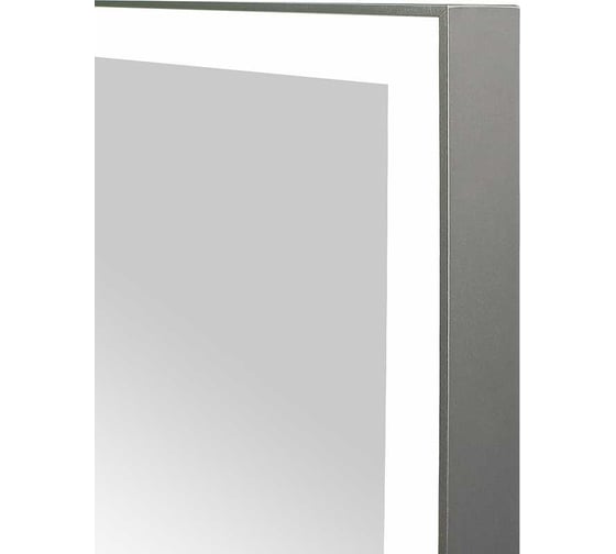 Зеркало с подсветкой CONTINENT ФРЭЙМ СИЛЬВЕР (Frame Silver Led) 600x800 (алюминиевый профиль) ЗЛП891