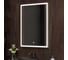 Зеркало с подсветкой CONTINENT ФРЭЙМ СИЛЬВЕР (Frame Silver Led) 600x800 (алюминиевый профиль) ЗЛП891 4