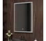 Зеркало с подсветкой CONTINENT ФРЭЙМ СИЛЬВЕР (Frame Silver Led) 600x800 (алюминиевый профиль) ЗЛП891 6