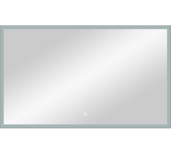 Зеркало с подсветкой CONTINENT ФРЭЙМ СИЛЬВЕР (Frame Silver Led) 1000x700 (алюминиевый профиль) ЗЛП83