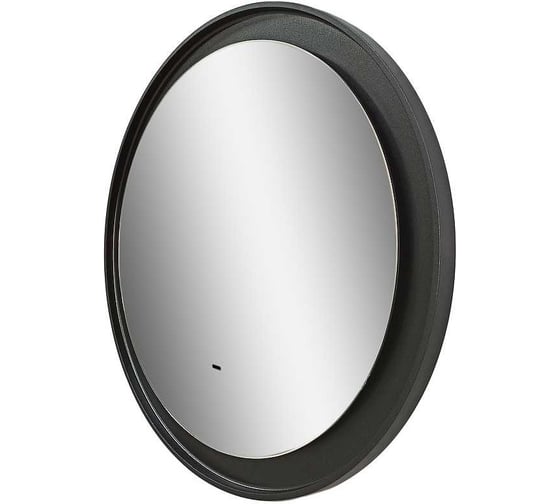 Зеркало с подсветкой CONTINENT ПЛАНЕТ БЛЭК (Gavana) (Planet Led) d 600, зеркало d 510, полированное, МДФ, Б/К овал (МЦ) ЗЛП623