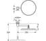 Косметическое зеркало Grohe Selection хром 41077000 2