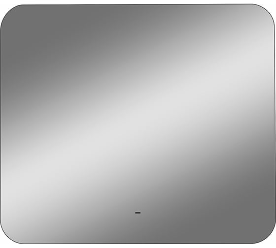 Зеркало CONTINENT Бурже (Burzhe Led) 800x700 МДФ рамка 700x600, Б/К овал, откр.подсв. холодная ЧС ЗЛП2457