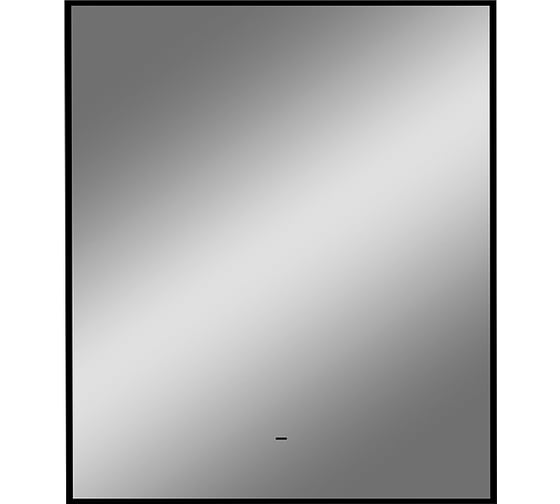 Зеркало CONTINENT АМЭР (Amer Led) 600x700 МДФ рамка 500x600, черн.краска, Б/К овал, откр.подс. ЧС ЗЛП1537