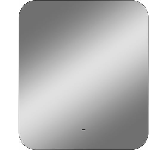 Зеркало CONTINENT Бурже (Burzhe Led) 600x700 МДФ рамка 500x600, Б/К овал, откр.подсв. холодная ЧС ЗЛП531
