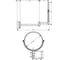 Косметическое зеркало HANSGROHE AddStoris матовый черный 41791670 00000092097 5