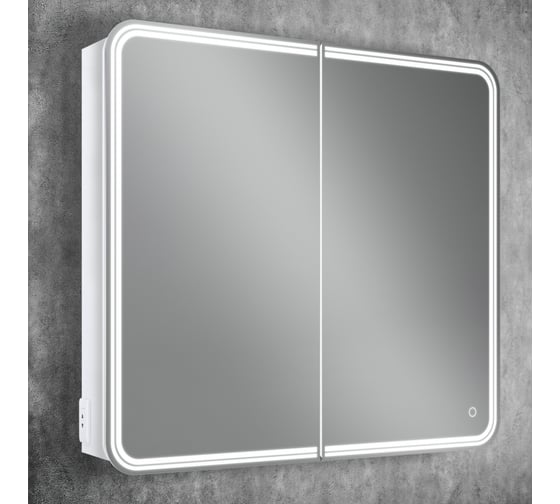 Зеркало-шкаф Art&Max VERONA с подсветкой, левый AM-Ver-900-800-2D-DS-F