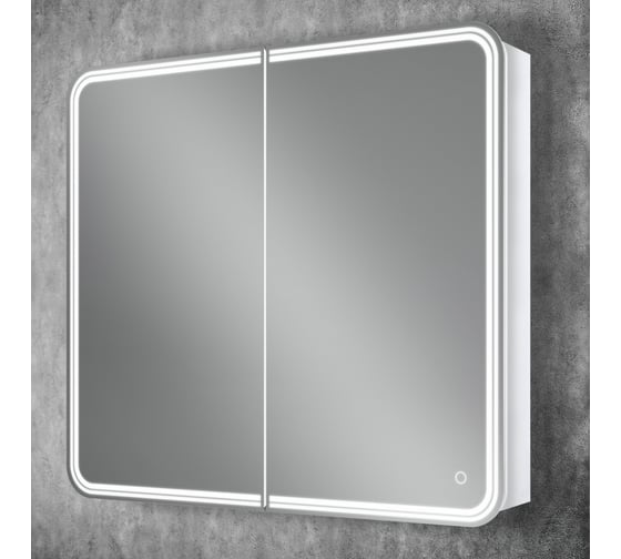 Зеркало-шкаф Art&Max VERONA с подсветкой, левый AM-Ver-900-800-2D-DS-F