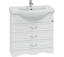 Напольная тумба для умывальника СаНта Верона 80/3 3 ящ. (ум. Классик 80) 700287