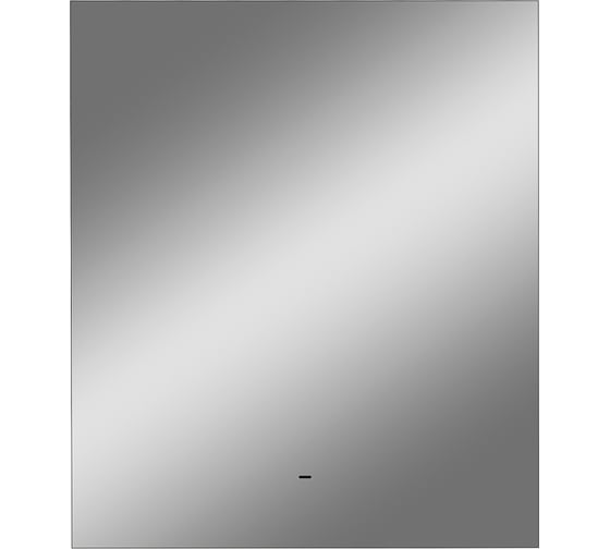 Зеркало CONTINENT Trezhe Led 600x700 МДФ рамка 500x600, Б/К, подсветка холодная ЧС ЗЛП542