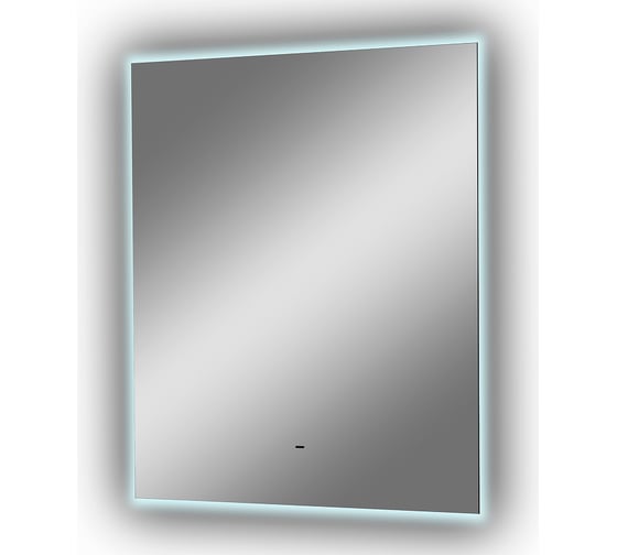 Зеркало CONTINENT Trezhe Led 600x700 МДФ рамка 500x600, Б/К, подсветка холодная ЧС ЗЛП542