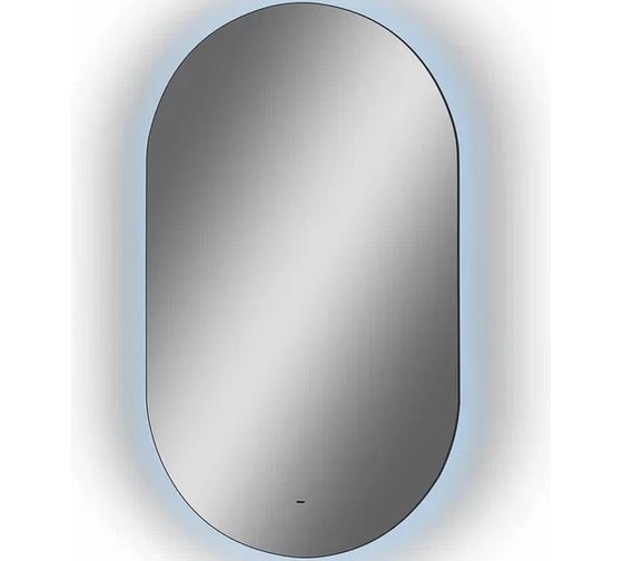 Зеркало CONTINENT Fleur LED 650x1100 короб 550x1000, Б/К овал, подсветка холодная ЗЛП595