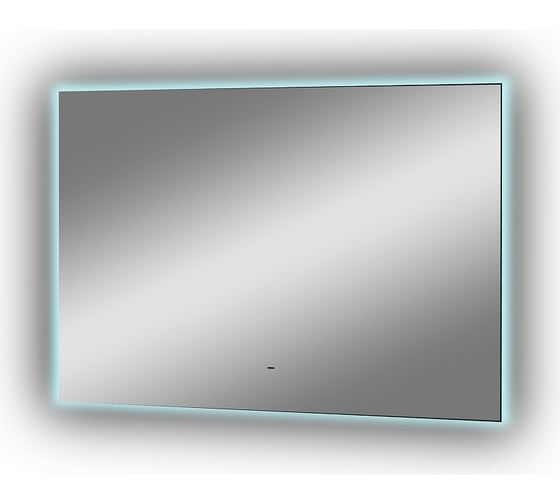 Зеркало CONTINENT Trezhe Led 1000x700 МДФ рамка 900x600, Б/К, подсветка холодная ЧС ЗЛП400