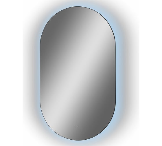 Зеркало CONTINENT Fleur LED 700x1200 короб 600x1100, Б/К овал, открытая подсветка холодная ЗЛП628