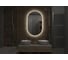 Зеркало CONTINENT Fleur LED 700x1200 короб 600x1100, Б/К овал, открытая подсветка холодная ЗЛП628 7