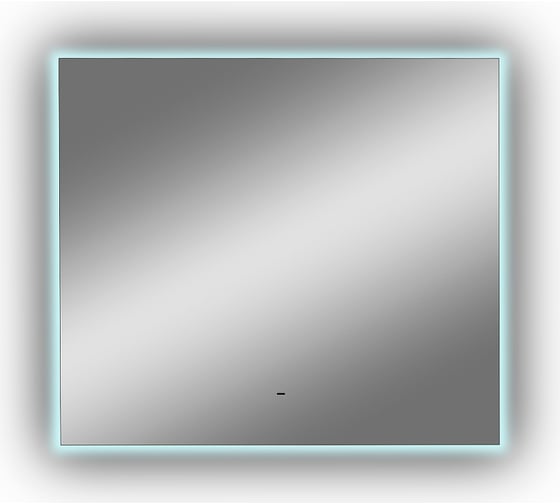 Зеркало CONTINENT Trezhe Led 800x700 МДФ рамка 700x600, Б/К, подсветка холодная ЧС ЗЛП534