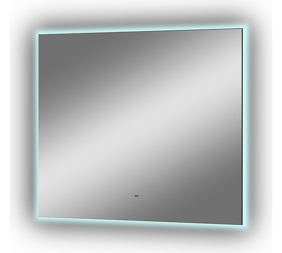 Зеркало CONTINENT Trezhe Led 800x700 МДФ рамка 700x600, Б/К, подсветка холодная ЧС ЗЛП534