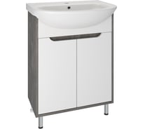 Тумба Runo Эко 60 железный камень под умывальник Уют 60 00-00001338