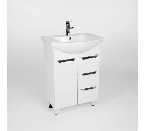 Тумба Viant Барселона балтика 60, 1 створка, 3 ящика, 315x554x820 VBAR60BA-T1ST3Y