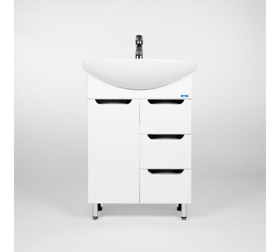 Тумба Viant Барселона балтика 60, 1 створка, 3 ящика, 315x554x820 VBAR60BA-T1ST3Y