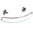 Стеклянная угловая полка FIXSEN KVADRO 61303A 1