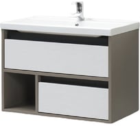 Тумба для ванной Акваль «Наоми» 80 см белый софт НАОМИ.80.23.38.N