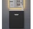 Подвесная тумба под раковину для ванной Uperwood Modul_50 см, матовая, черная 2930205360 1