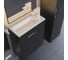 Подвесная тумба под раковину для ванной Uperwood Modul_50 см, матовая, черная 2930205360 7
