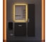 Подвесная тумба под раковину для ванной Uperwood Modul_50 см, матовая, черная 2930205360 10