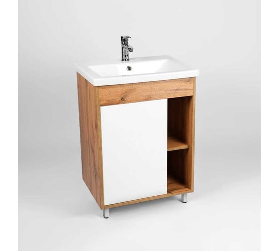 Тумба Viant Бостон como 70 1 створка подвесная 425x655x620 VBOS70CO-T1STP