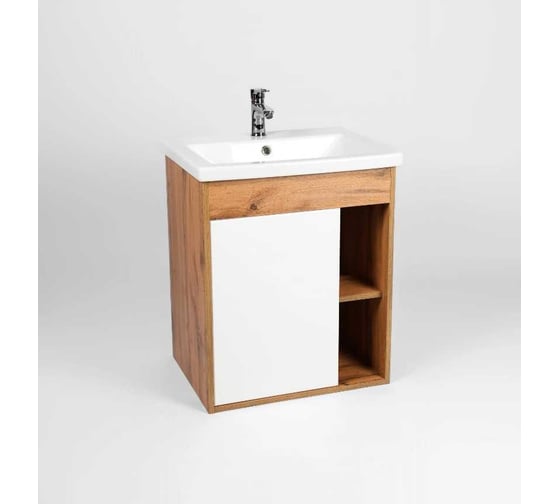 Тумба Viant Бостон como 60 1 створка подвесная 430x560x620 VBOS60CO-T1STP