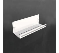 Полка для ванной Граф Держалкин horizon классика 2 белая H2-klass-б