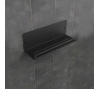 Полка для ванной Граф Держалкин классика horizon 2 черная H2-klass-ч